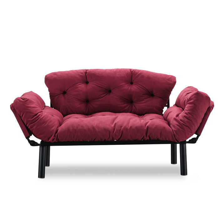 Atelier Del Sofa Nitta Sofá-Cama de 2 Plazas Burdeos